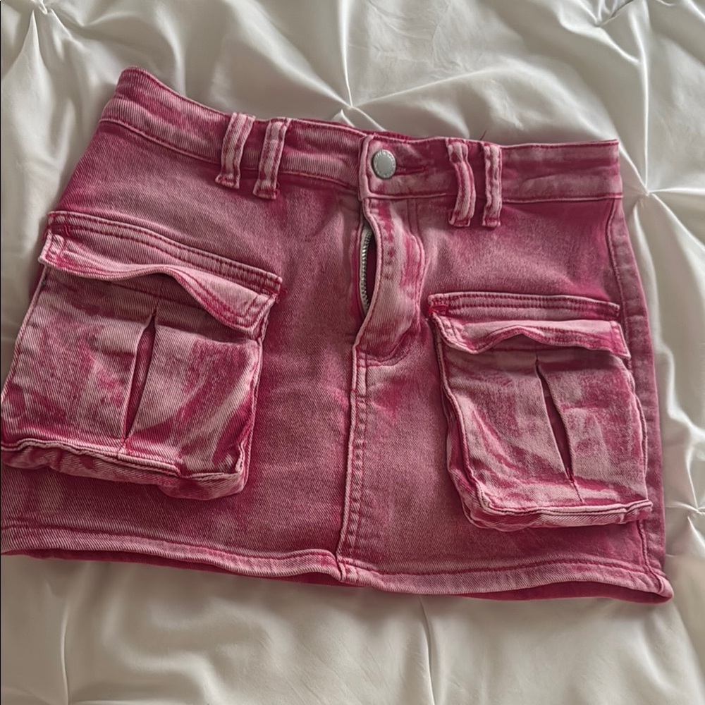 Super cute pink  Jean skirt 💖